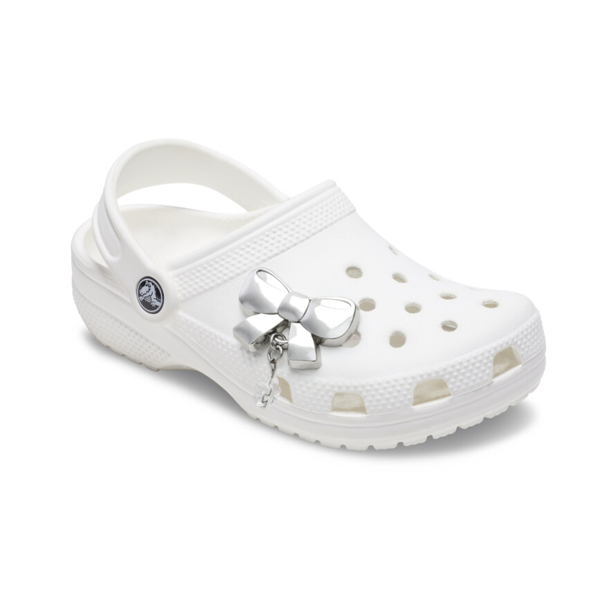 Jibbitz Indie Silver Bow Dangle Multicolor