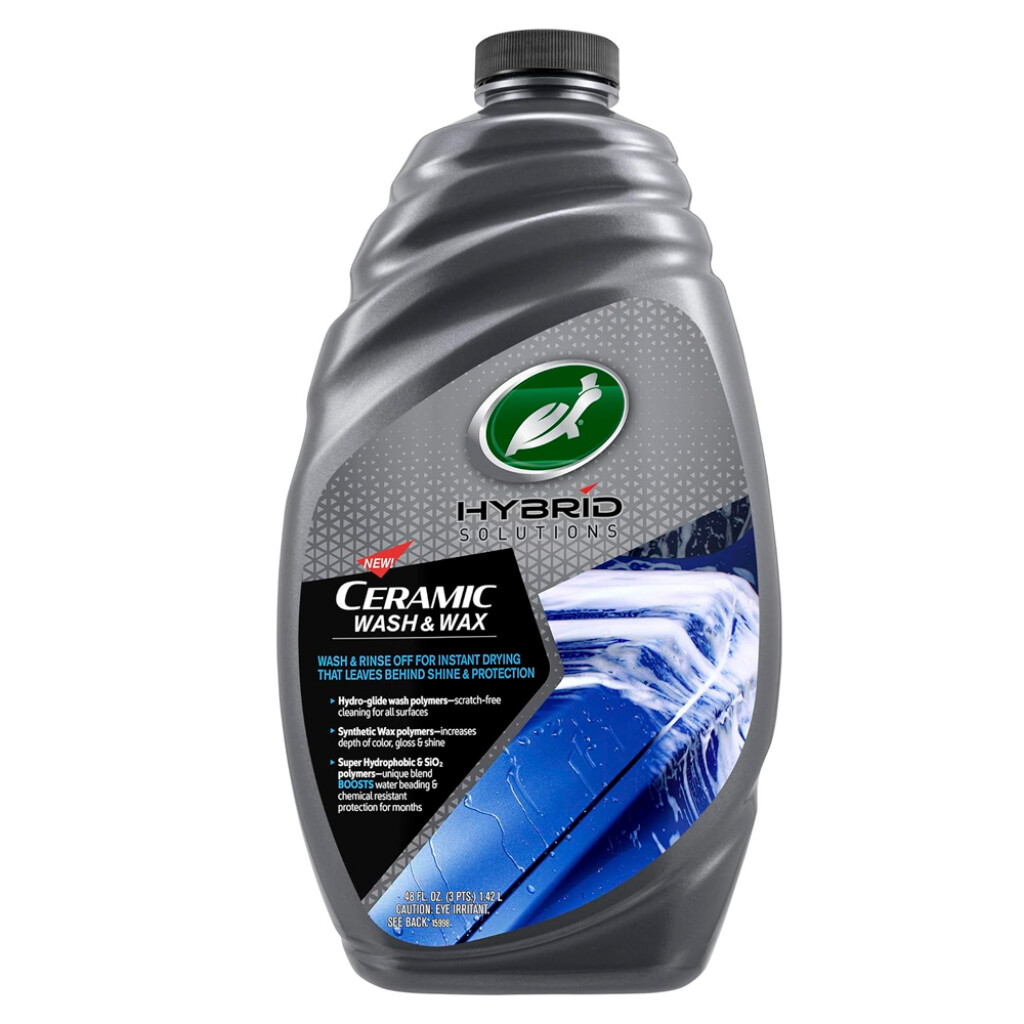 LIMPIEZA Y ACABADO - SHAMPOO CON CERA P/TRATAMIENTO CERAMICO 1.42 LTS TORTUGA (TURTLE WAX)