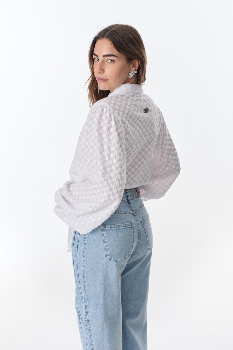 Top Mona Blanco Broderie