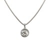 Dije Colgante Ángel de la Guarda-Plata 925-Piedra Cuarzo Cristal -CP3038 conpiedra