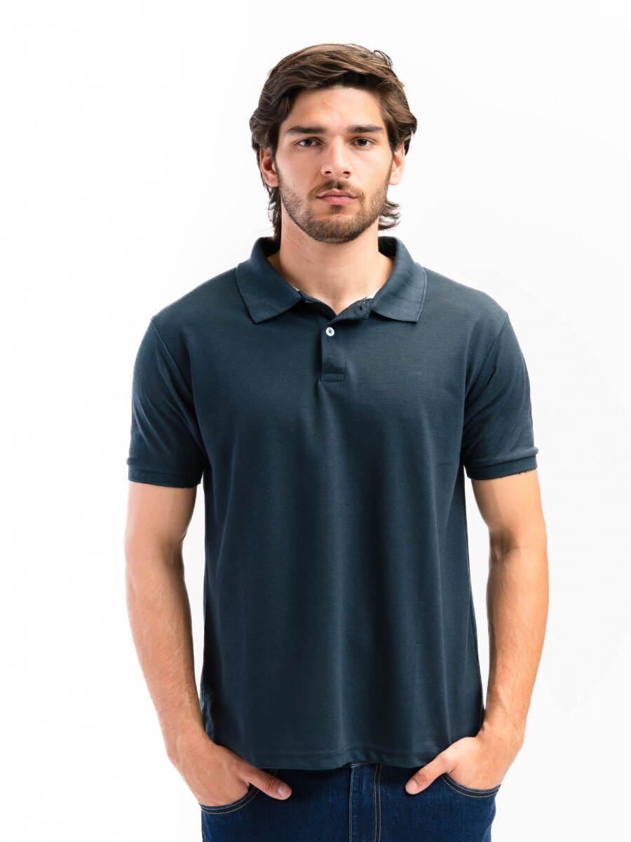 Remera Polo - Marino Osc 