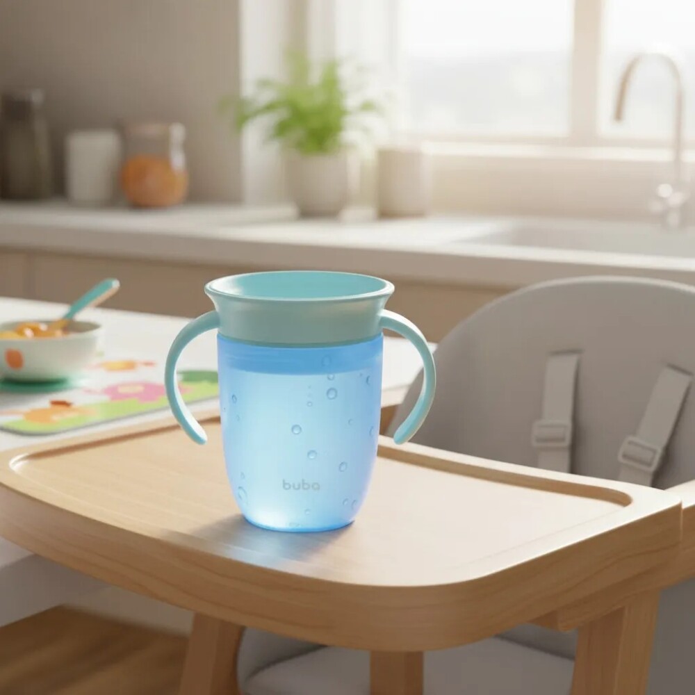 Vaso 360 BUBA pastel colors celeste