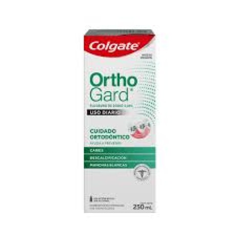 COLGATE ENJUAGUE BUCAL ORTHOGARD 250 COLGATE ENJUAGUE BUCAL ORTHOGARD 250