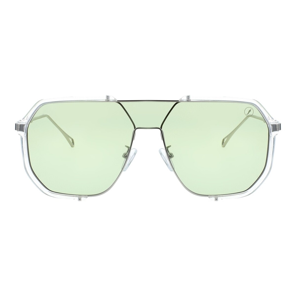 Lentes de Sol Chilli Beans Doha - Transparente - Verde 