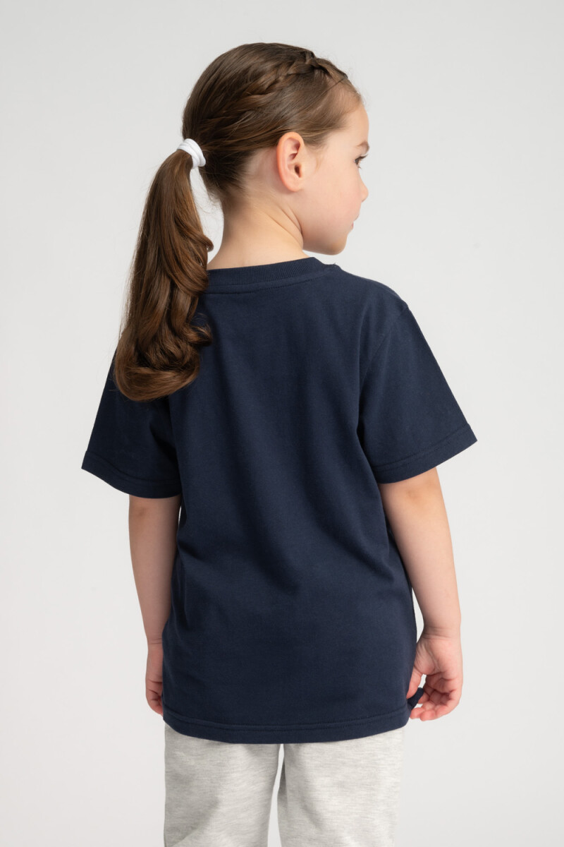 Remera Manga Corta Azul
