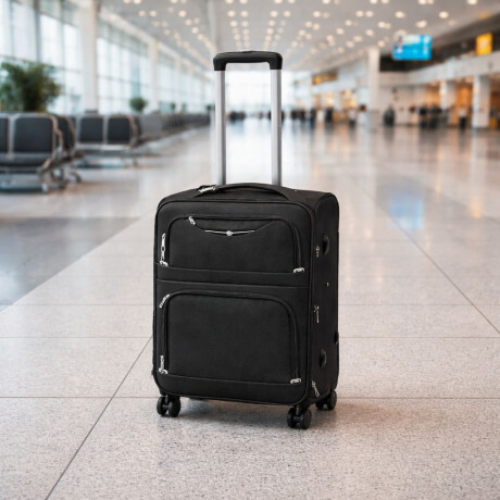 Valija de Tela Oxford con Ruedas 28' Negro