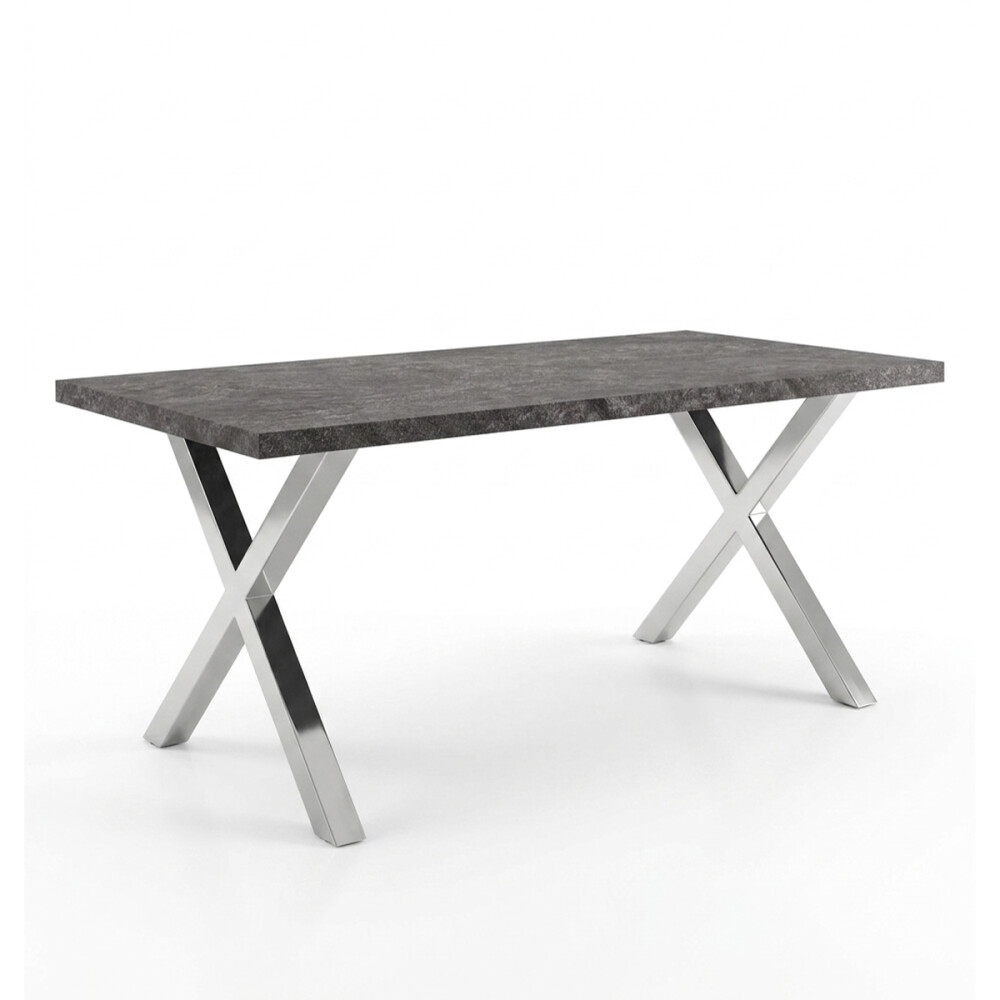 Mesa Comedor Con Patas Cromadas Mesa Comedor Con Patas Cromadas