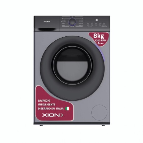 Lavarropas XION XI-LAV88X.CU Carga Frontal Capacidad 8Kg - Gris Lavarropas XION XI-LAV88X.CU Carga Frontal Capacidad 8Kg - Gris