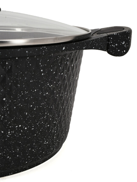 OLLA CON TAPA LINEA AVANOS NEGRO (V)