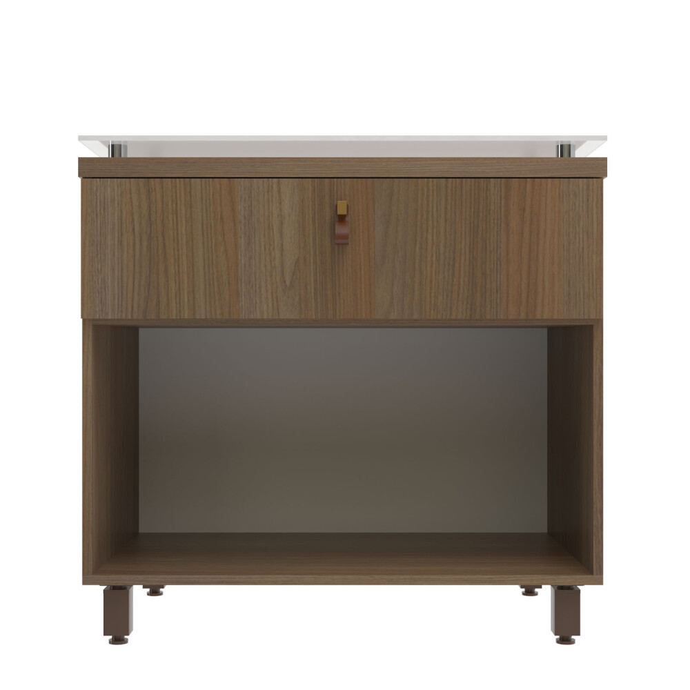 MUEBLE DE BAÑO 80 CM MDF MARRON OREGON