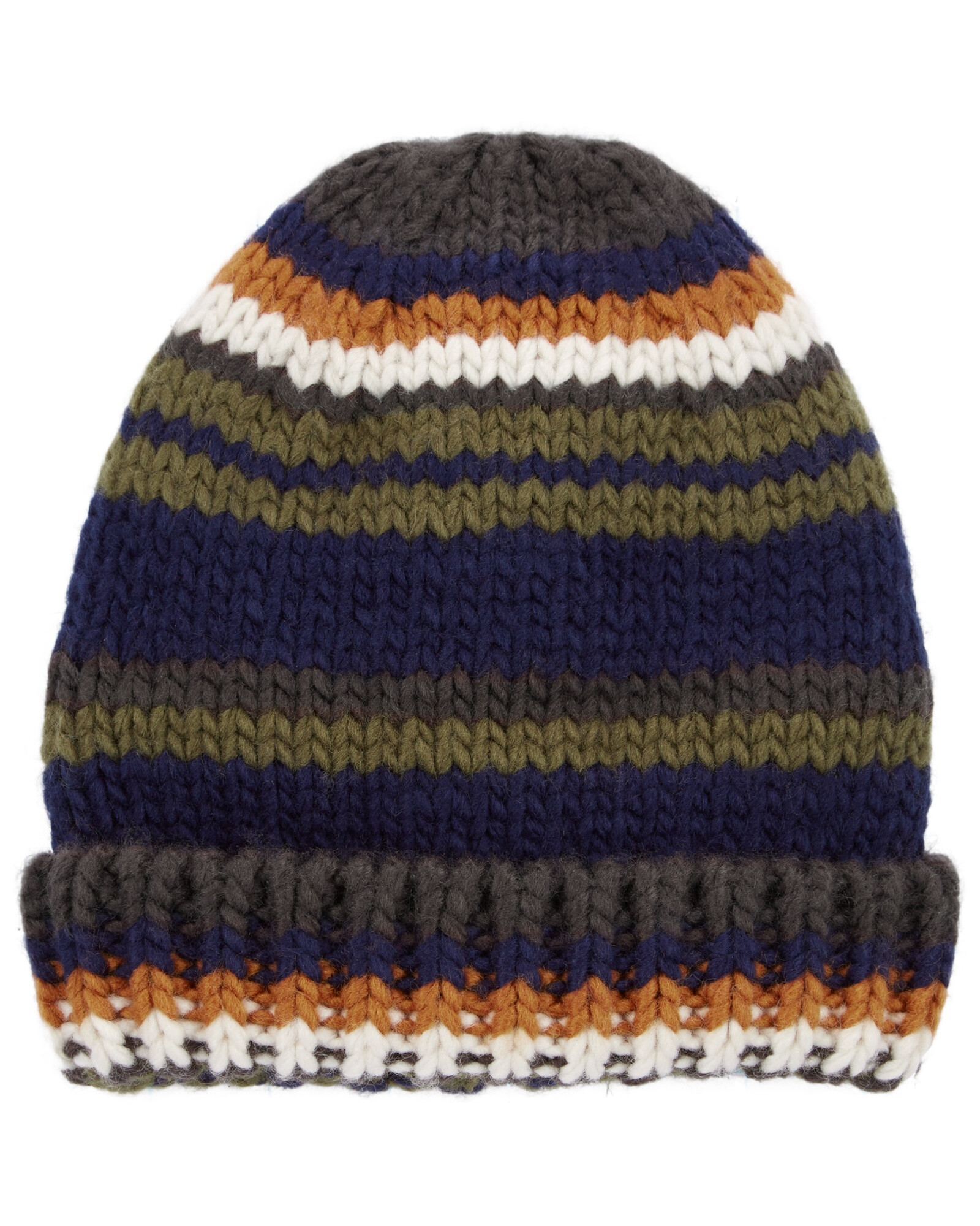 Gorro de lana, diseño a rayas Gorro de lana, diseño a rayas