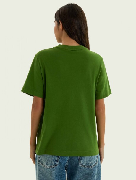 CAMISETA MANGA CORTA SUPER COTTON VERDE