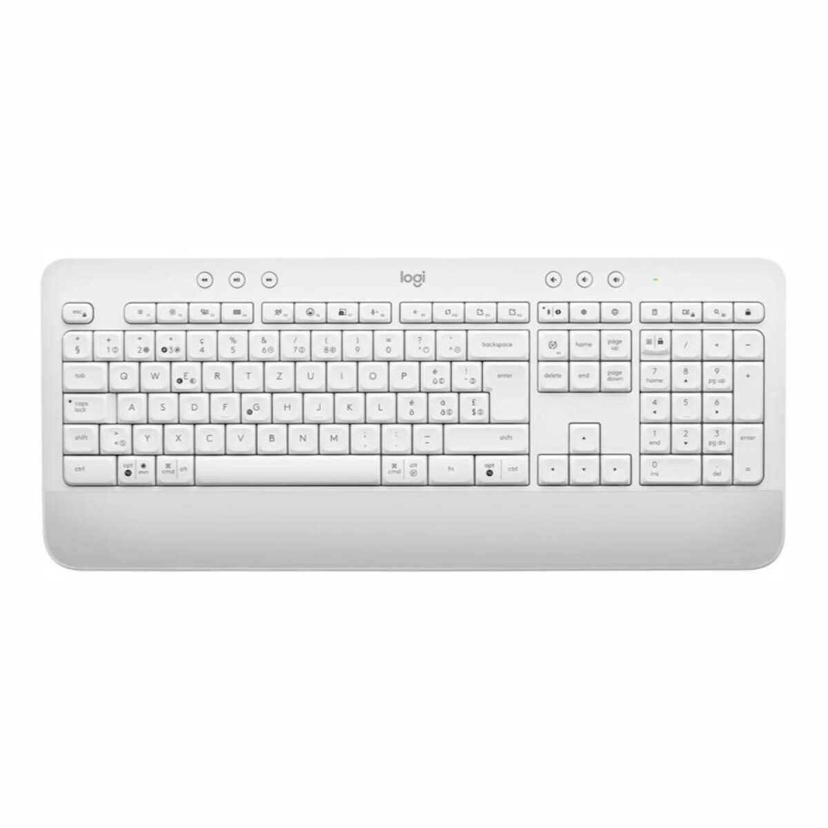 Teclado Inalámbrico LOGITECH K650 BT Con Reposamuñecas - White 