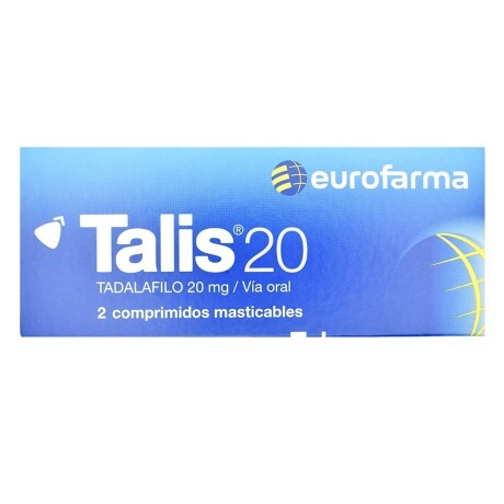 Talis 20 Mg 2 Comprimidos Masticables Talis 20 Mg 2 Comprimidos Masticables