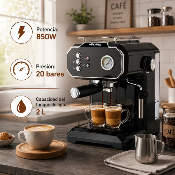 Cafetera Semiautomática Akane 20 Bar A.81252 CAFETERA AKANE SEMIAUTOMATICA 81252