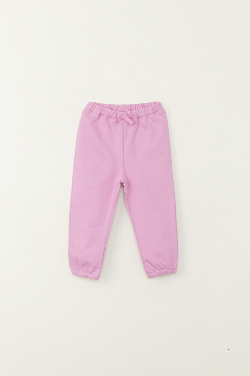 Pantalón deportivo jogger Rosa