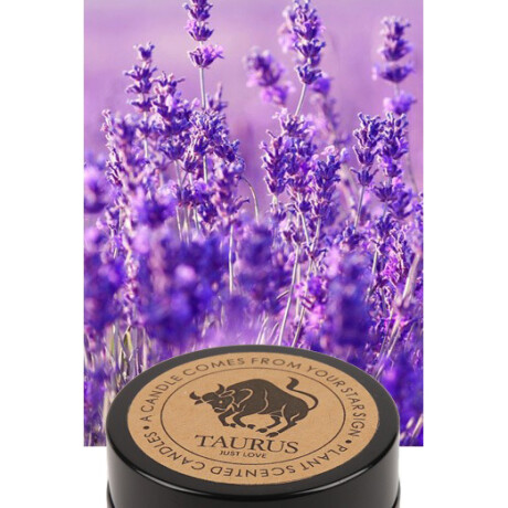 Vela Aromática Del Zodiaco Tauro - Lavanda