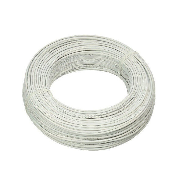 Cable de cobre flexible 2,50mm² blanco-Rollo 100mt C94336