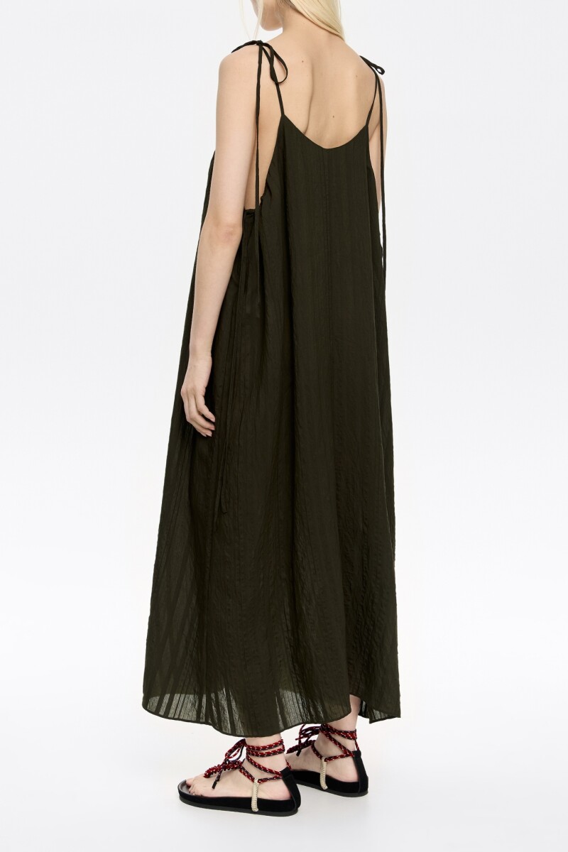 VESTIDO MIDI Verde