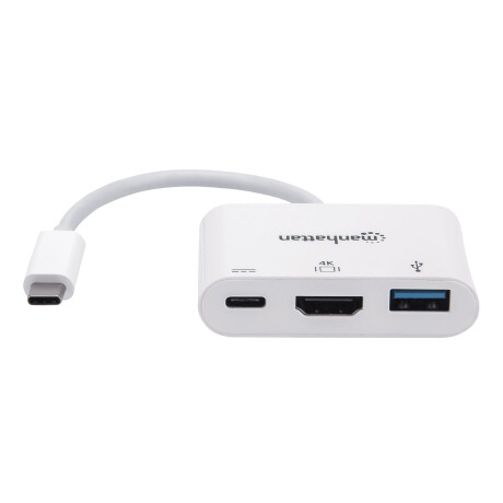 Conversor USB C a HDMI / USB 3.0 / USB C Manhattan 3527