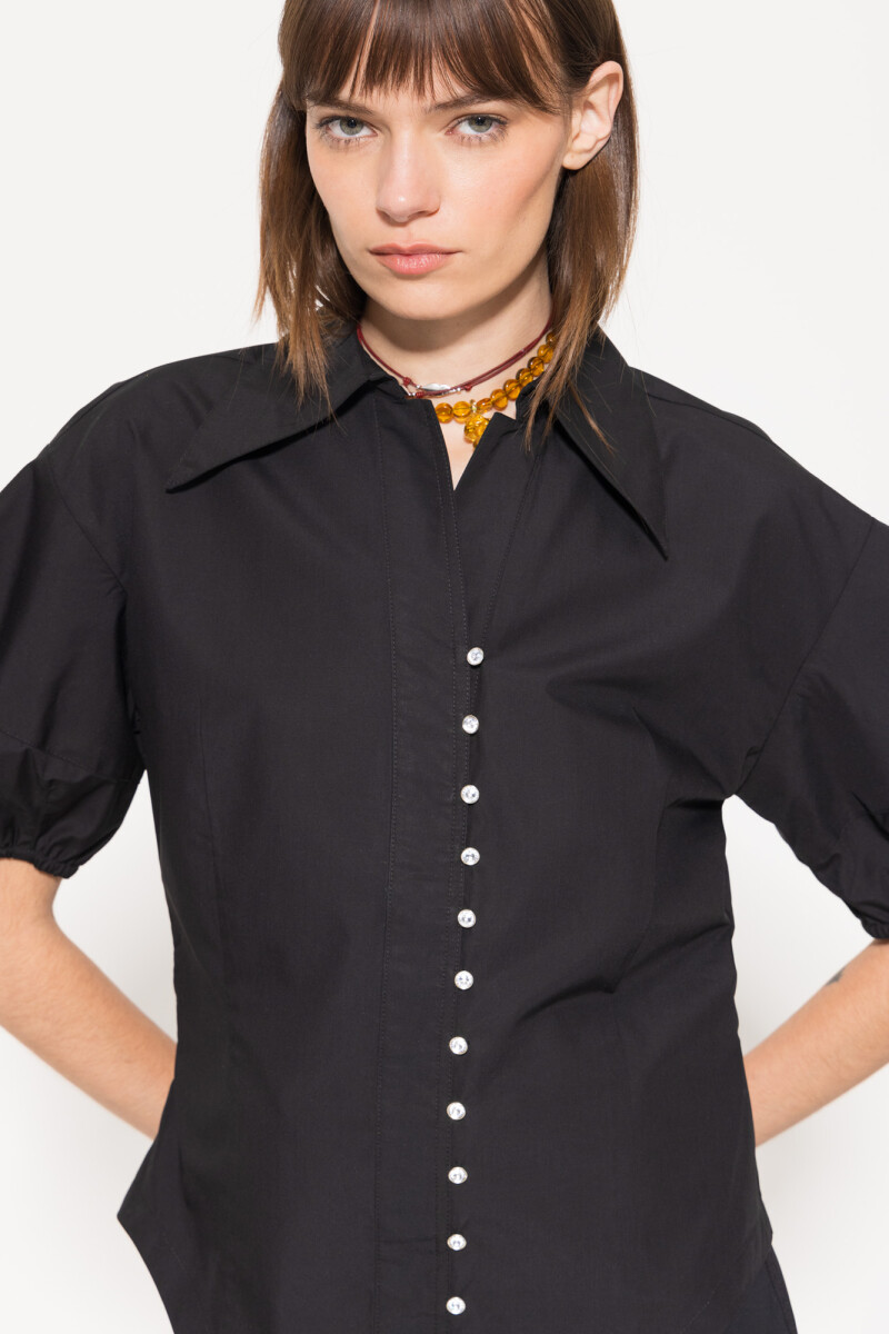 CAMISA AMBAR Negro
