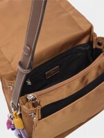 Bolso Bandolera De Nylon S camel