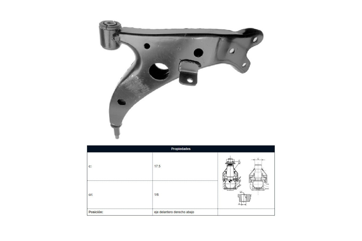 Parilla De Suspension Delantera Toyota Rav4 98-00 Der Parilla De Suspension Delantera Toyota Rav4 98-00 Der