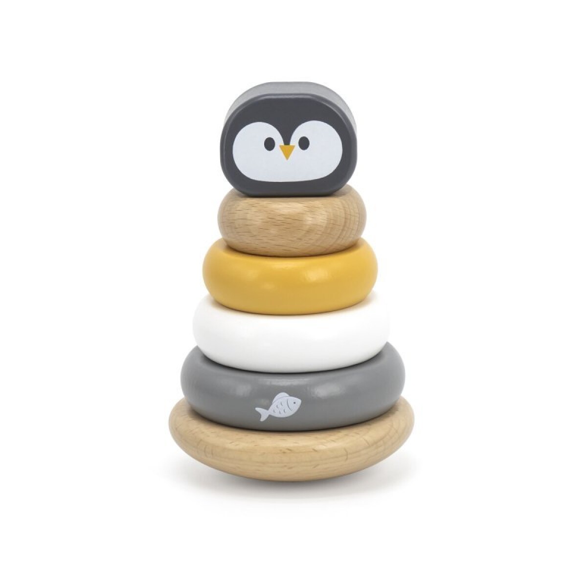 Piramide Apilable Polar B Pinguino Madera 