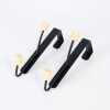 ORGANIZADOR METAL NEGRO C/2GANCHOS 17CM Unica