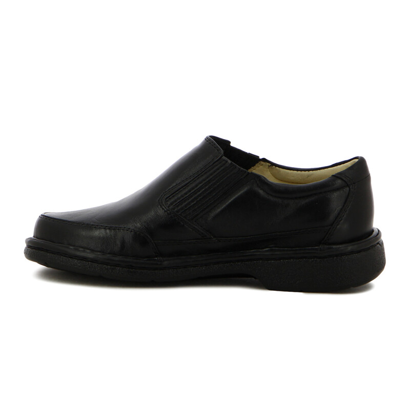 Starsax Zapato Moc. Hombre C/elastico Negro