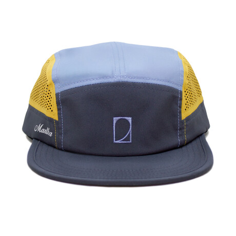 Gorro Martha Eco 7 Panel Hat Celeste - Amarillo - Azul