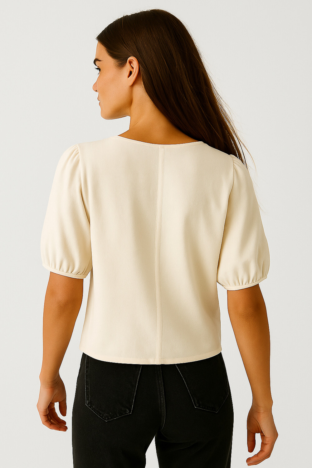 Blusa Zaphra Marfil / Off White