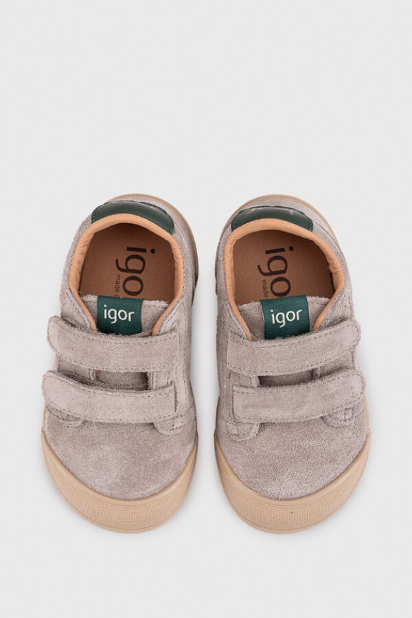 Tennis suede topo Gris