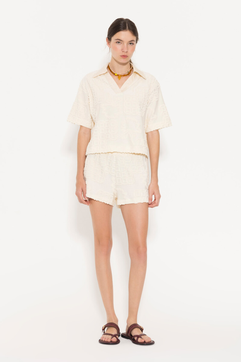 REMERA SANTORINI Beige