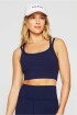 Top Principal Longline Medium Impact Sports Bra Mujer Deep Navy