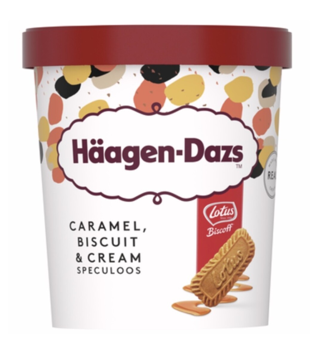 HAAGEN DAZS 473ML CARAMEL BISCUIT AND CREAM 