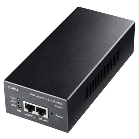 Inyector Poe++ Cudy 90W Montaje en Pared 001