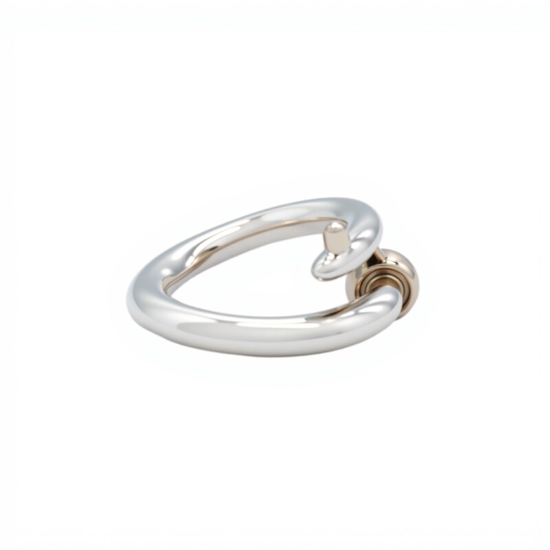 Anillo Clavo-Plata 925 Inflada-Sin Piedra-AN3033 sinpiedra