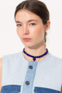COLLAR MUSHROOM Azul