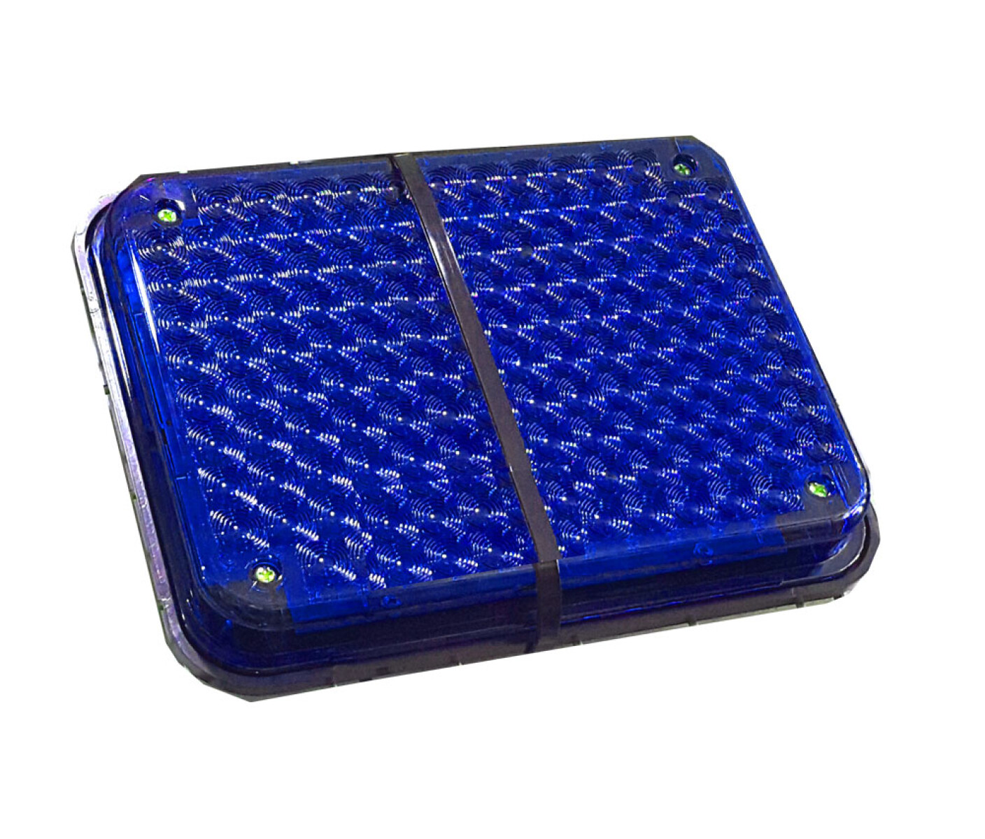 FARO LED - CUADRADO AMBULANCIA LATERAL AZUL 235X185MM - 