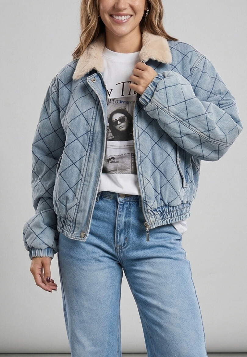 Campera New York Azul Claro