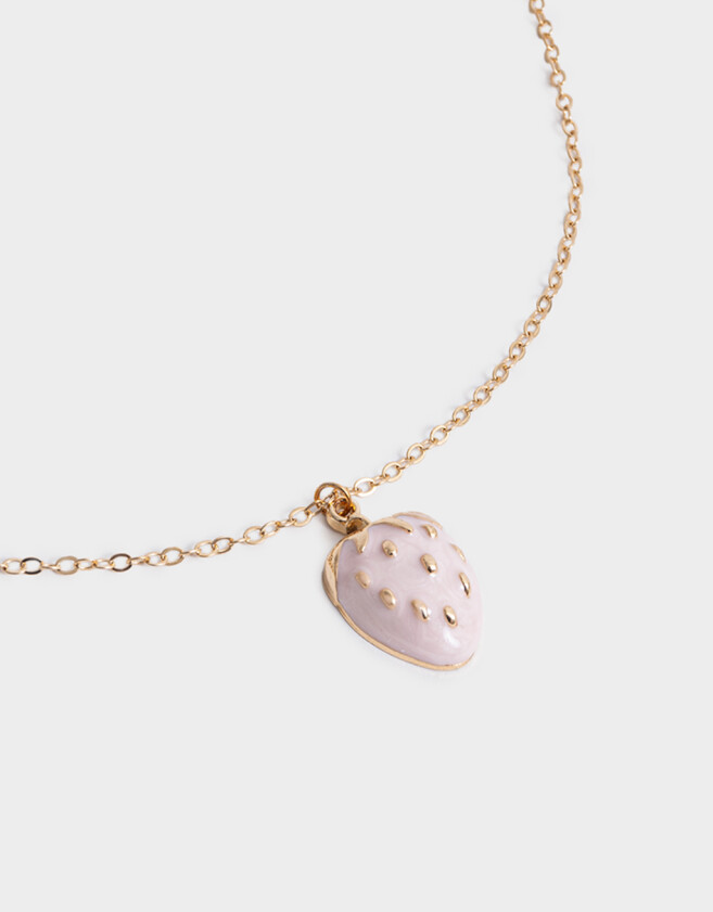 Collares Infantiles Con frutas Dorado