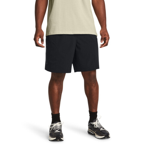 UA Unstoppable Vented Short-GRY BLK-001