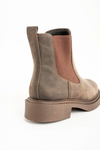 Bota Cuero Chocolate