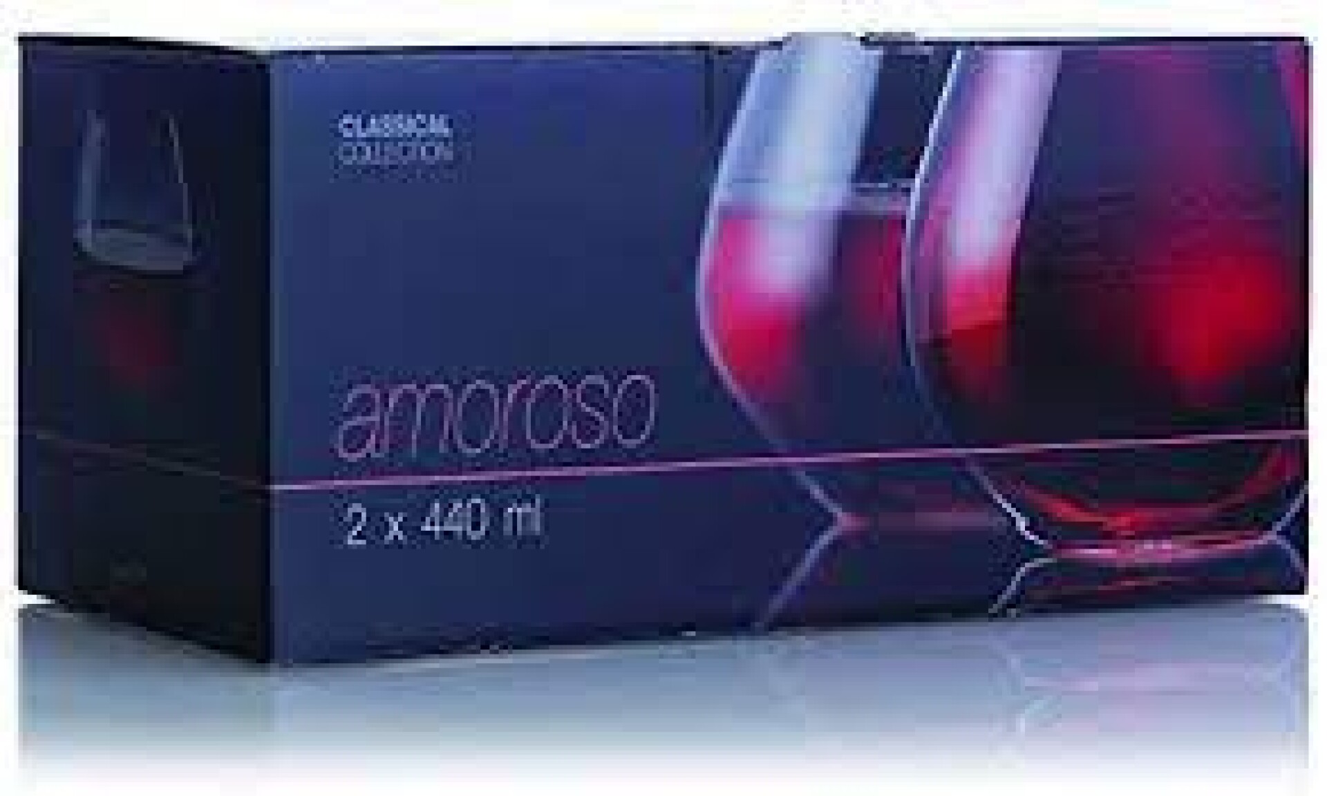 Vaso Cristal * 2 440ML Amoroso 