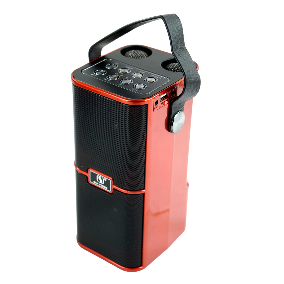 PARLANTE C/BLUETOOTH + 2 MICROFONOS 