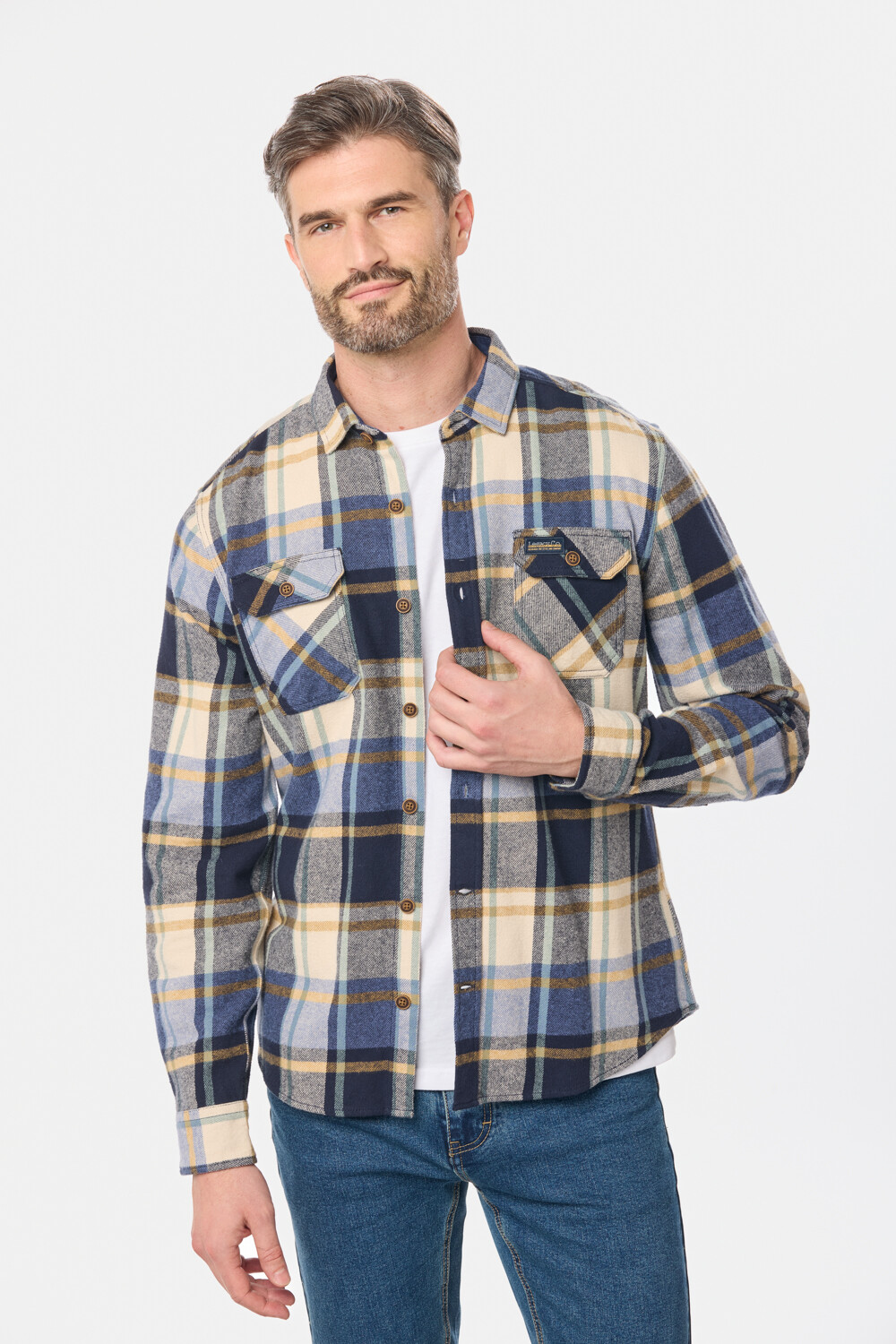 SOBRECAMISA LEÑADORA Azul