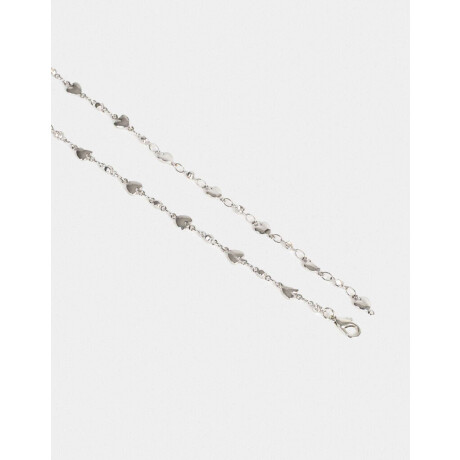 Collares Largos De metal Plateado