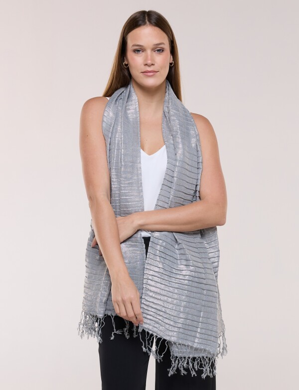 Pashmina Metalizada GRIS