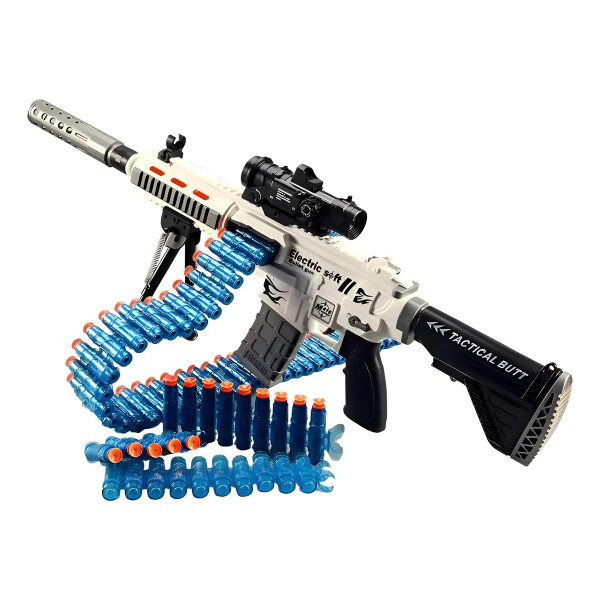 Rifle lanzador automático M416 con cadena de munición continua. Rifle lanzador automático M416 con cadena de munición continua.